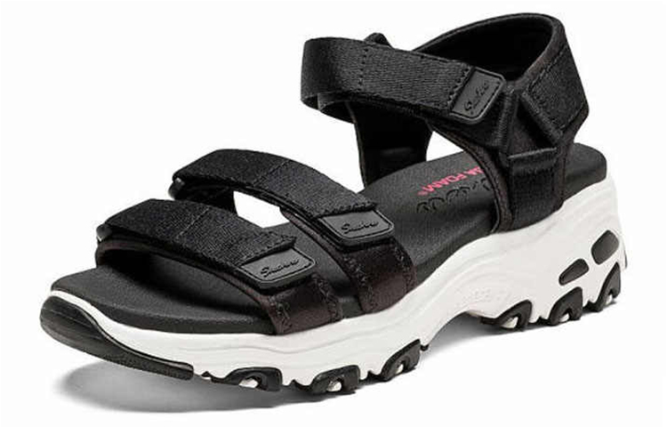 Skechers D'Lites Sandals Black Women's купить в интернет-магазине Yoocart с быстрой доставкой по России.