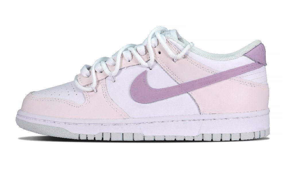 Nike Dunk Low Low-Top Skateboard Shoes GS Pink Purple