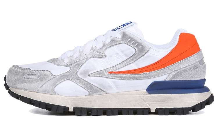 FILA Zagato Washing Low Top Running Shoes Grey/Orange/Blue
