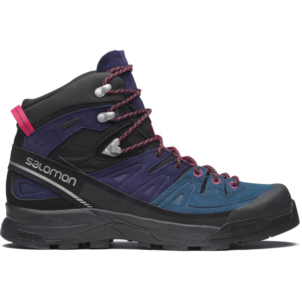 SALOMON X ALP Abrasion Resistant Support Lightweight Mid top Running Shoes Unisex Blue Purple купить в интернет-магазине Yoocart с быстрой доставкой по России.