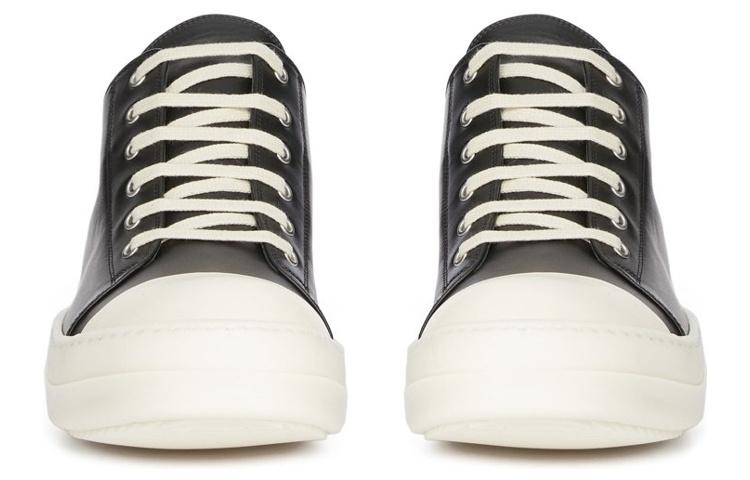 RICK OWENS Rubber-toecap Leather Sneakers купить в интернет-магазине Yoocart с быстрой доставкой по России.
