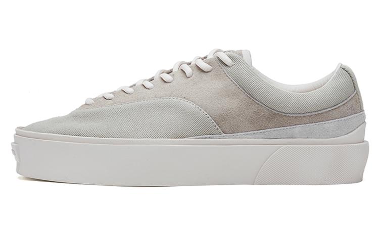 EQLZ EQUALIZER Fault 22 Lo Anti Slip Wear Resistant Low Top Skateboard Shoes Unisex Antique White
