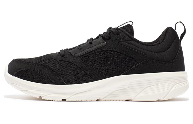361° Abrasion Resistant Breathable Low Top Running Shoes Men's Black White