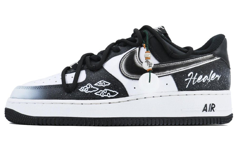 Nike Air Force 1 Smoke Rain Traveler SDS Low-Top Skateboard Shoes Unisex Black White