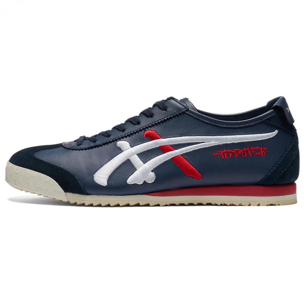 Onitsuka Tiger MEXICO 66 Slip Resistant Abrasion Resistant Low top Casual Shoes Unisex Blue White