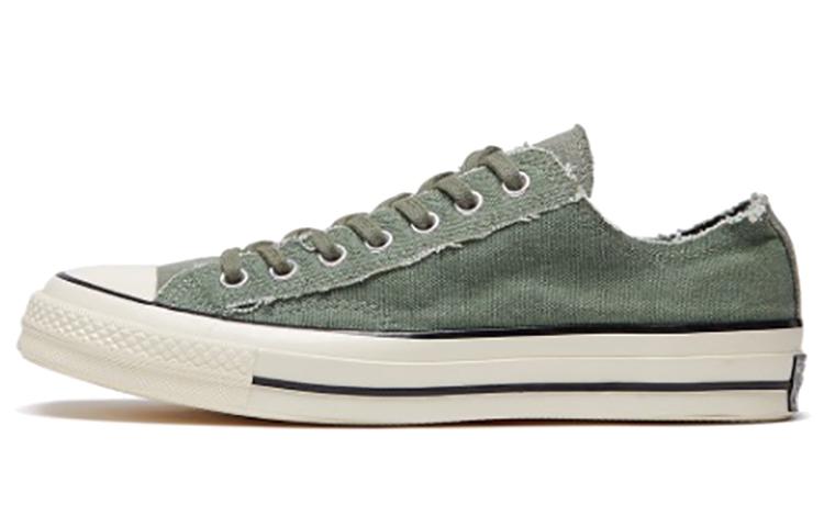 Converse 1970s Chuck Taylor All Star Anti-Slip Wear-Resistant Low-Top Canvas Shoes Unisex Army Green