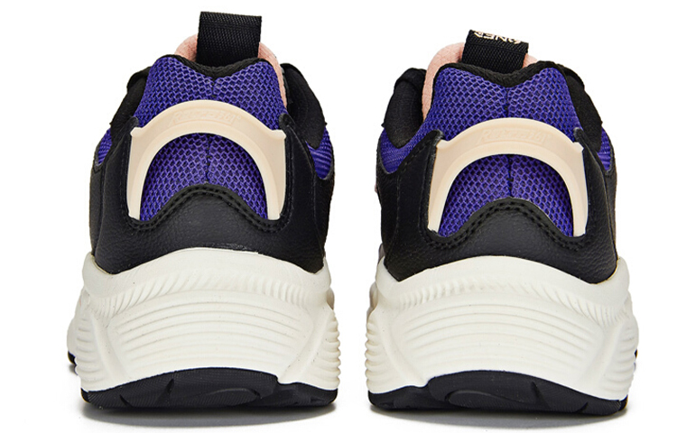 361° Cushioning Abrasion Resistant Breathable Low Top Sports Casual Shoes Women's Black Purple