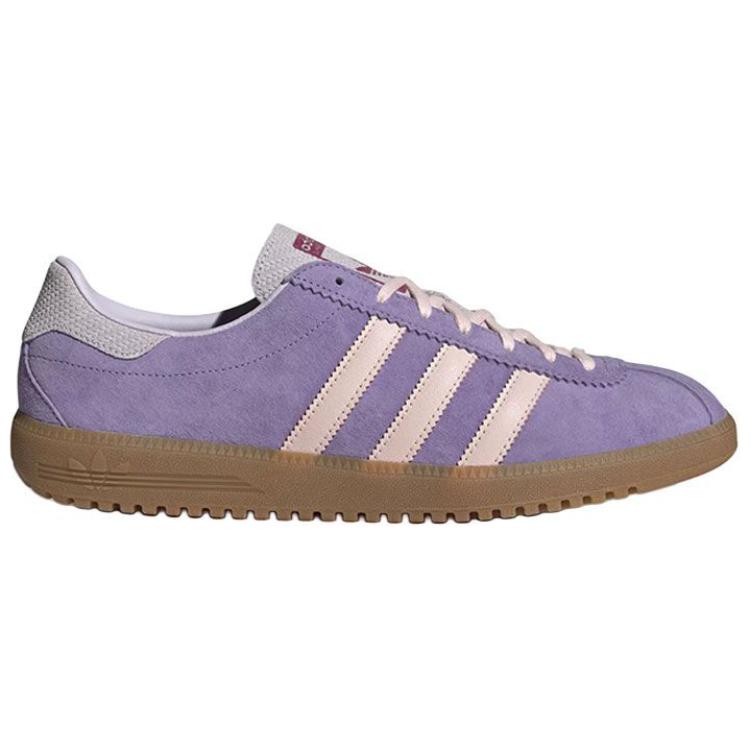 Adidas Originals Bermuda Anti Slip Wear Resistant Low Top Skateboard Shoes Unisex Purple