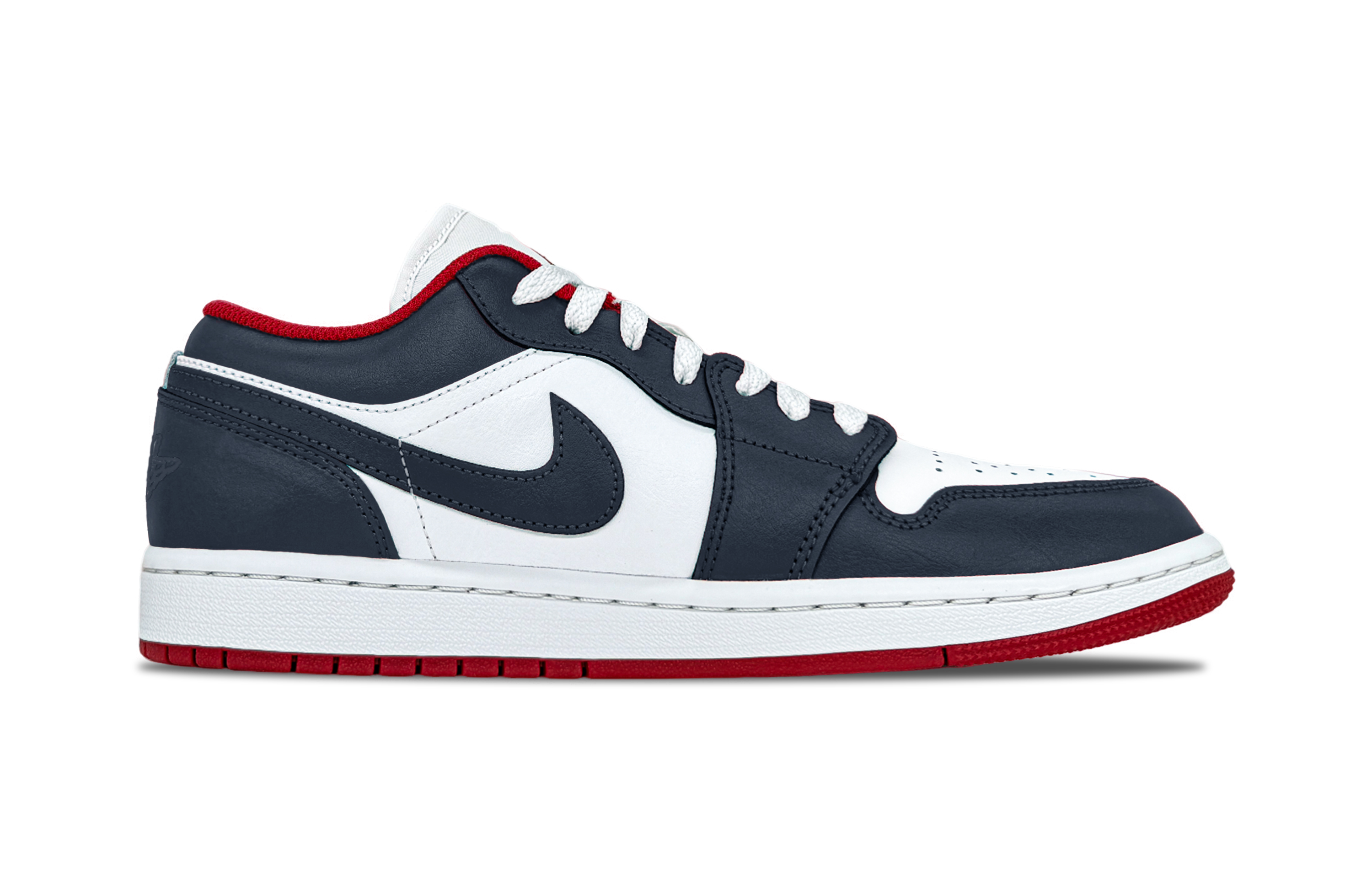 Jordan Air Jordan 1 Midnight Blue Support Low Top Vintage Basketball Shoes Unisex