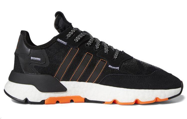 Adidas Nite Jogger Core Black Solar Orange купить в интернет-магазине Yoocart с быстрой доставкой по России.