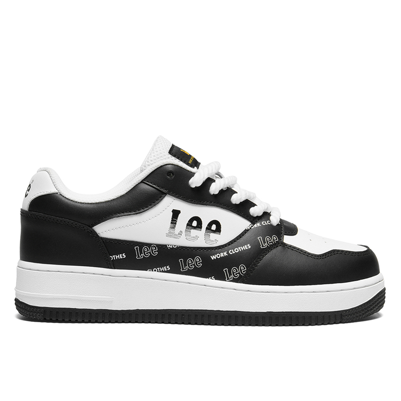 Lee White Sneakers, Business Casual Breathable Height Increase Skateboard Shoes Unisex