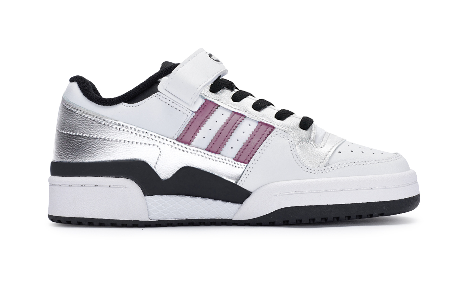 Adidas Originals FORUM Slip Resistant Abrasion Resistant Low top Skateboard Shoes Unisex Black Pink купить в интернет-магазине Yoocart с быстрой доставкой по России.