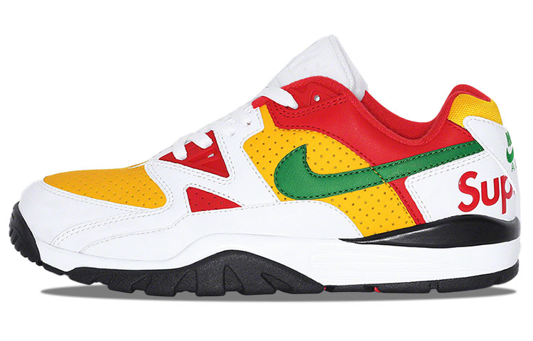 Nike Cross Trainer Low Supreme White Yellow Red
