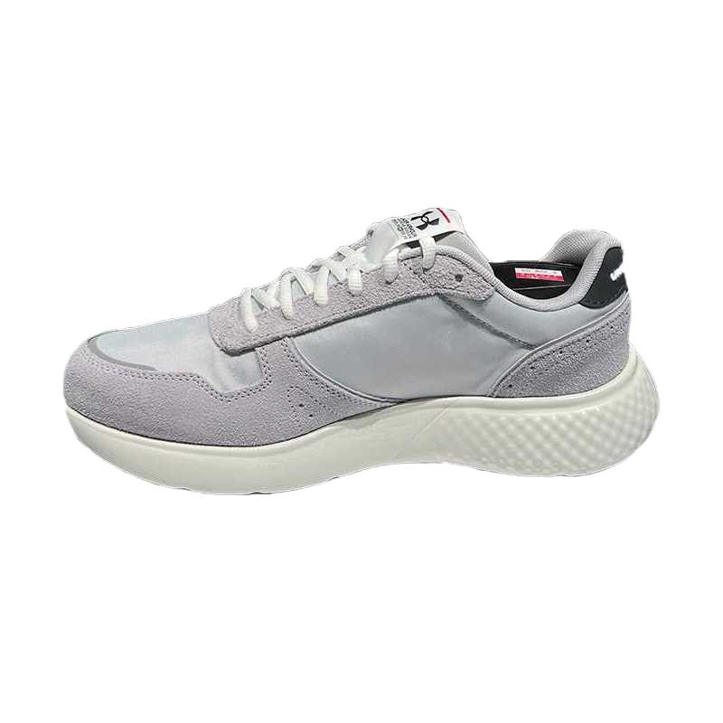 Under Armour Decoy Lu Anti Slip Wear Resistant Low Top Running Shoes Unisex Purple Gray