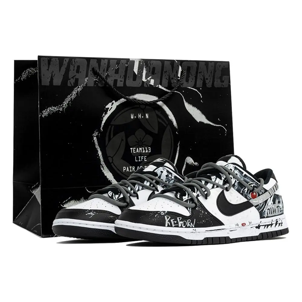 Nike Dunk Skateboard Shoes Unisex Low top Gray