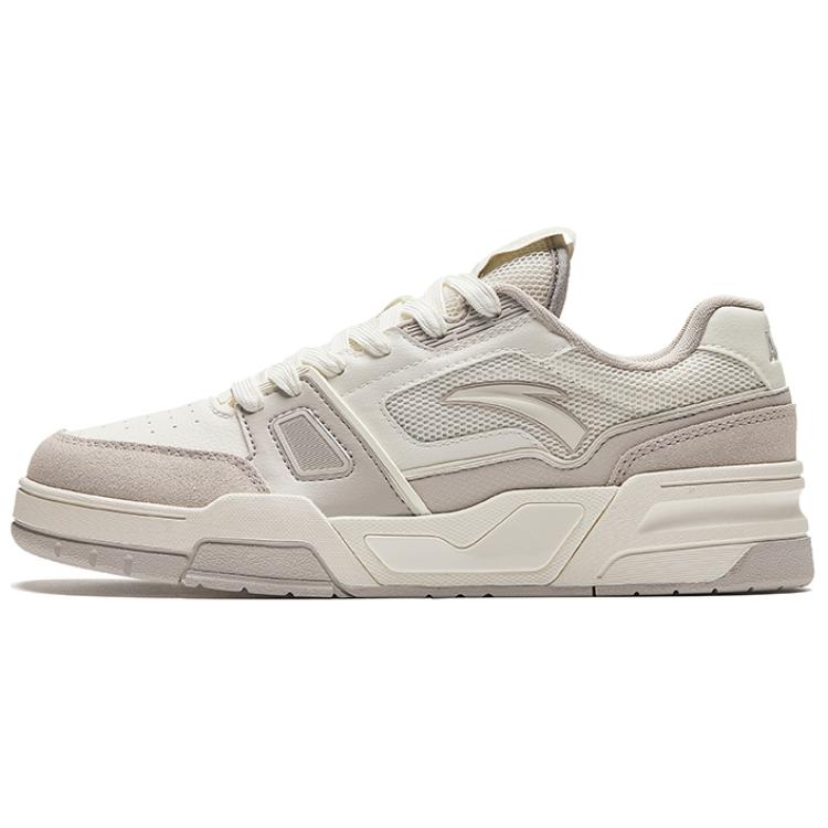Anta Flame 5.0 Anti-Slip Wear-Resistant Low-Top Skateboard Shoes Women's White Gray