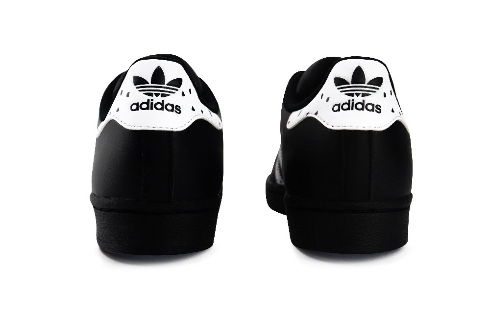 Adidas Originals SUPERSTAR Anti-Slip And Wear-Resistant Lightweight Low-Top Skateboard Shoes Unisex Black
