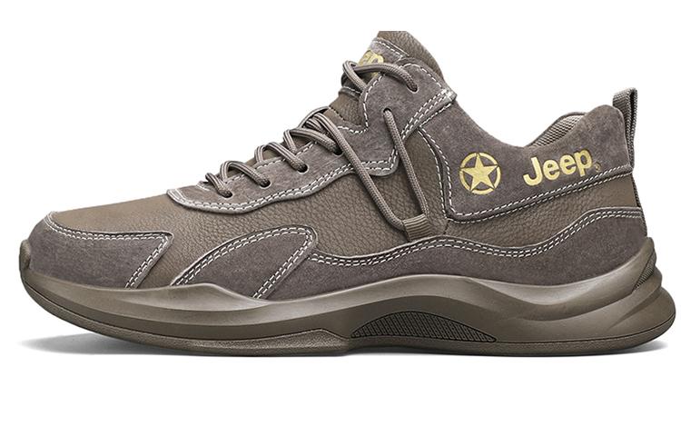 Jeep Low Top Casual Shoes Men's Space Gray Color