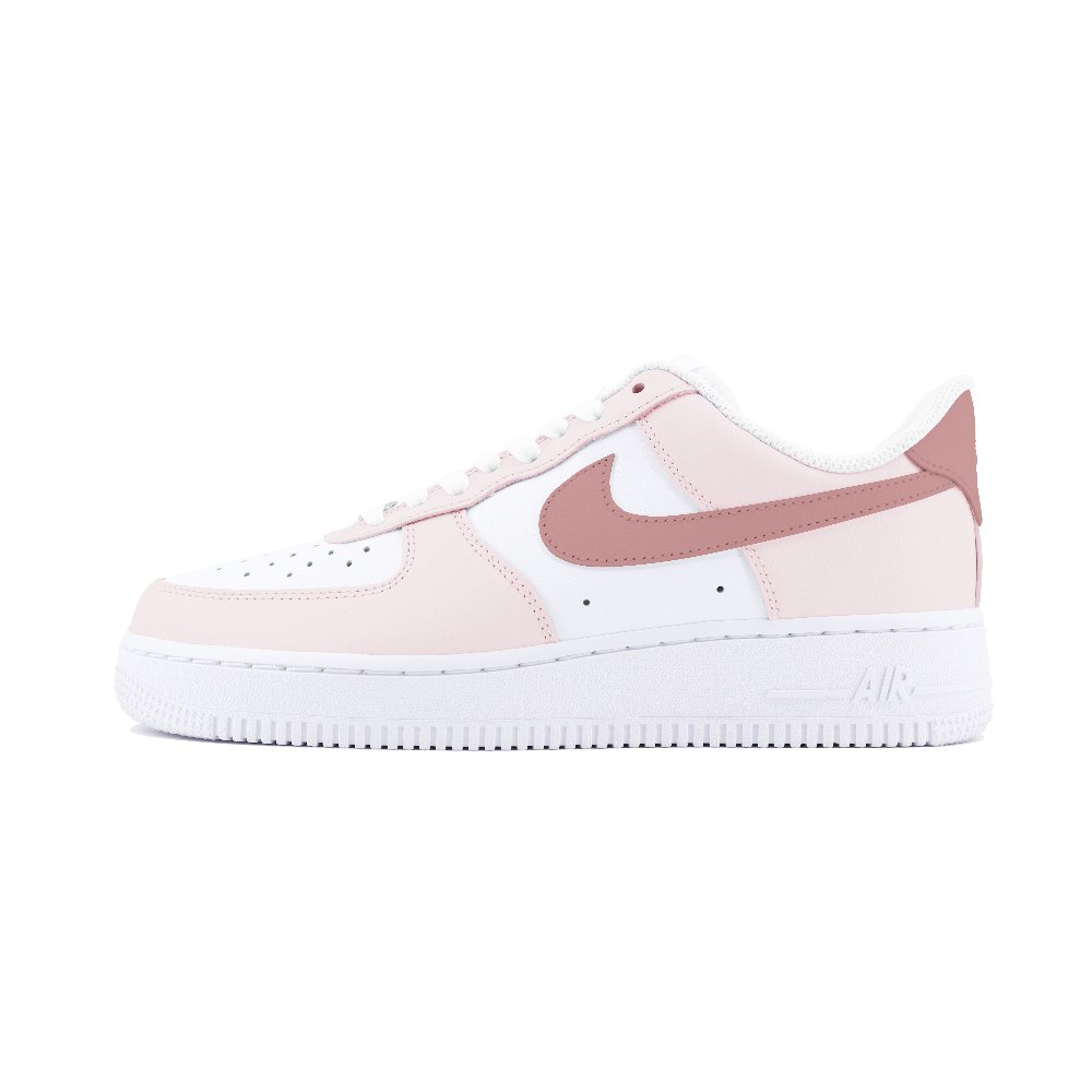 Nike Air Force 1 Anti Slip Wear Resistant Low Top Skateboard Shoes Women's White Pink