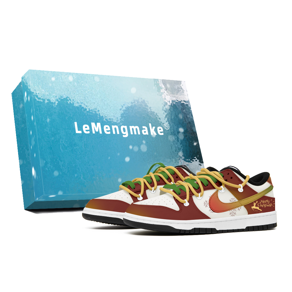 Nike Dunk Abrasion-Resistant Low-Top Skateboard Shoes Unisex White