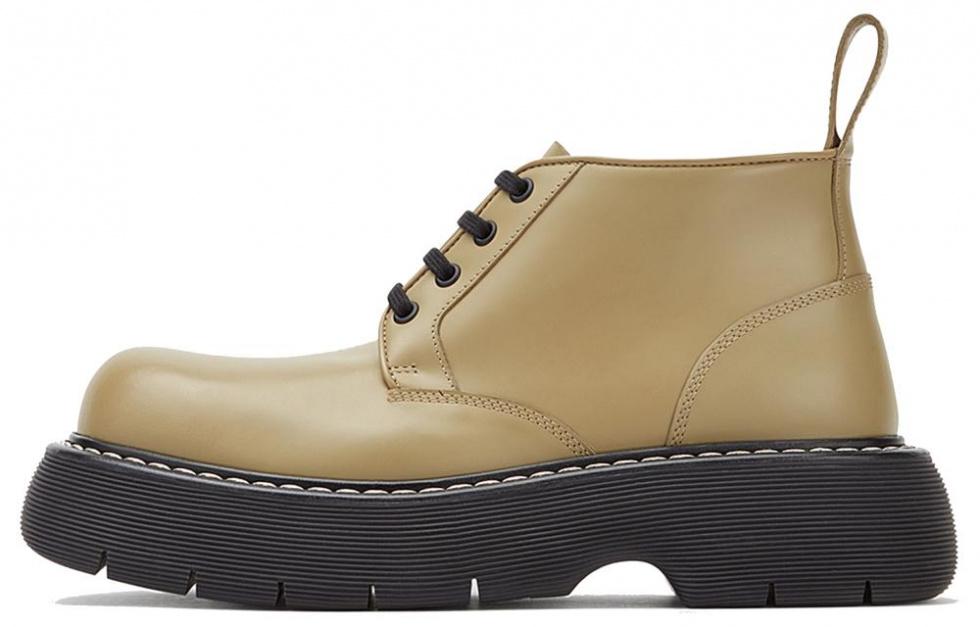 Bottega Veneta Bounce Ankle Boot Khaki Women's