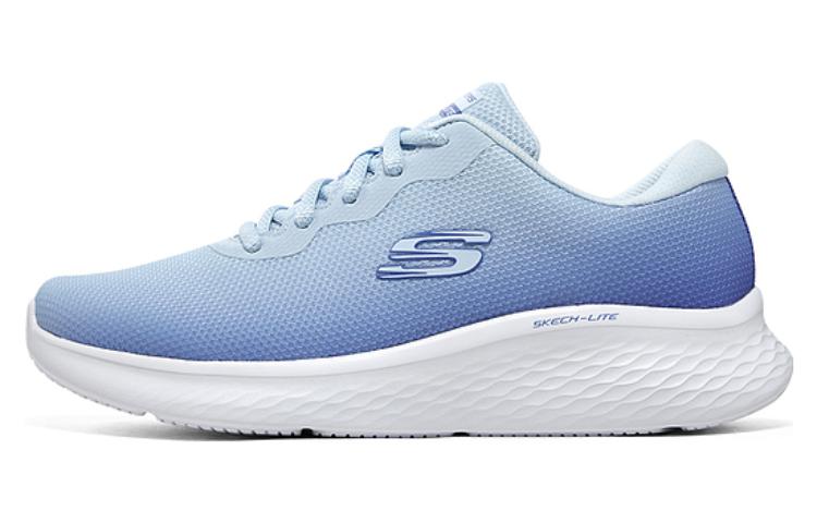 Skechers Skech Lite Pro Abrasion Resistant Low Top Running Shoes Women's Blue White