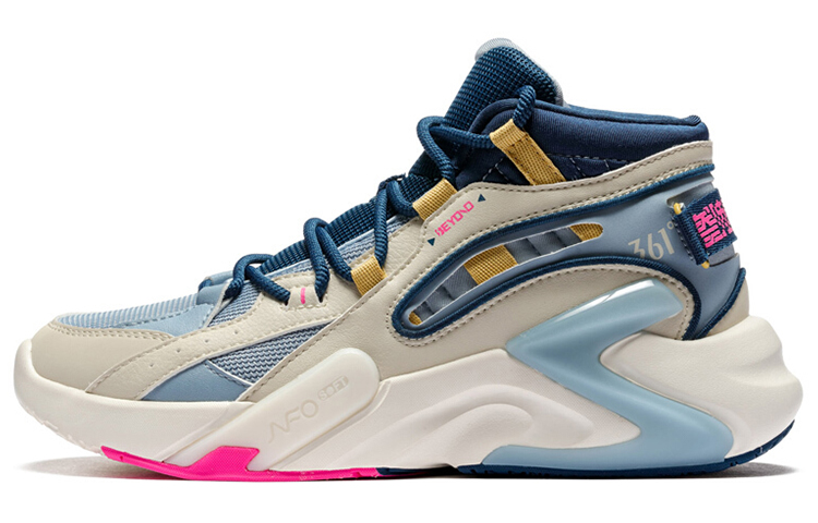 361° NFO Shock Absorbers Slip Resistant Breathable Mid Top Basketball Shoes Women's