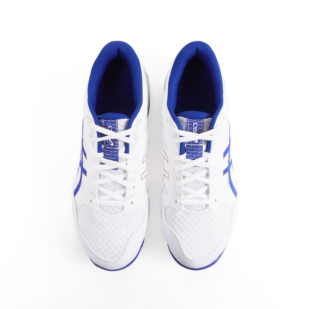 Asics Gel-Rocket 11 Cushioning Low-Top Badminton Shoes Unisex White Blue