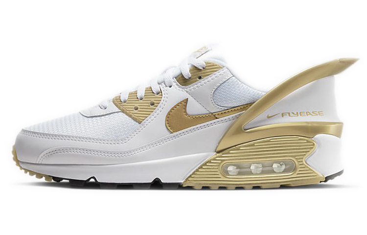 Nike Air Max 90 Flyease White Gold