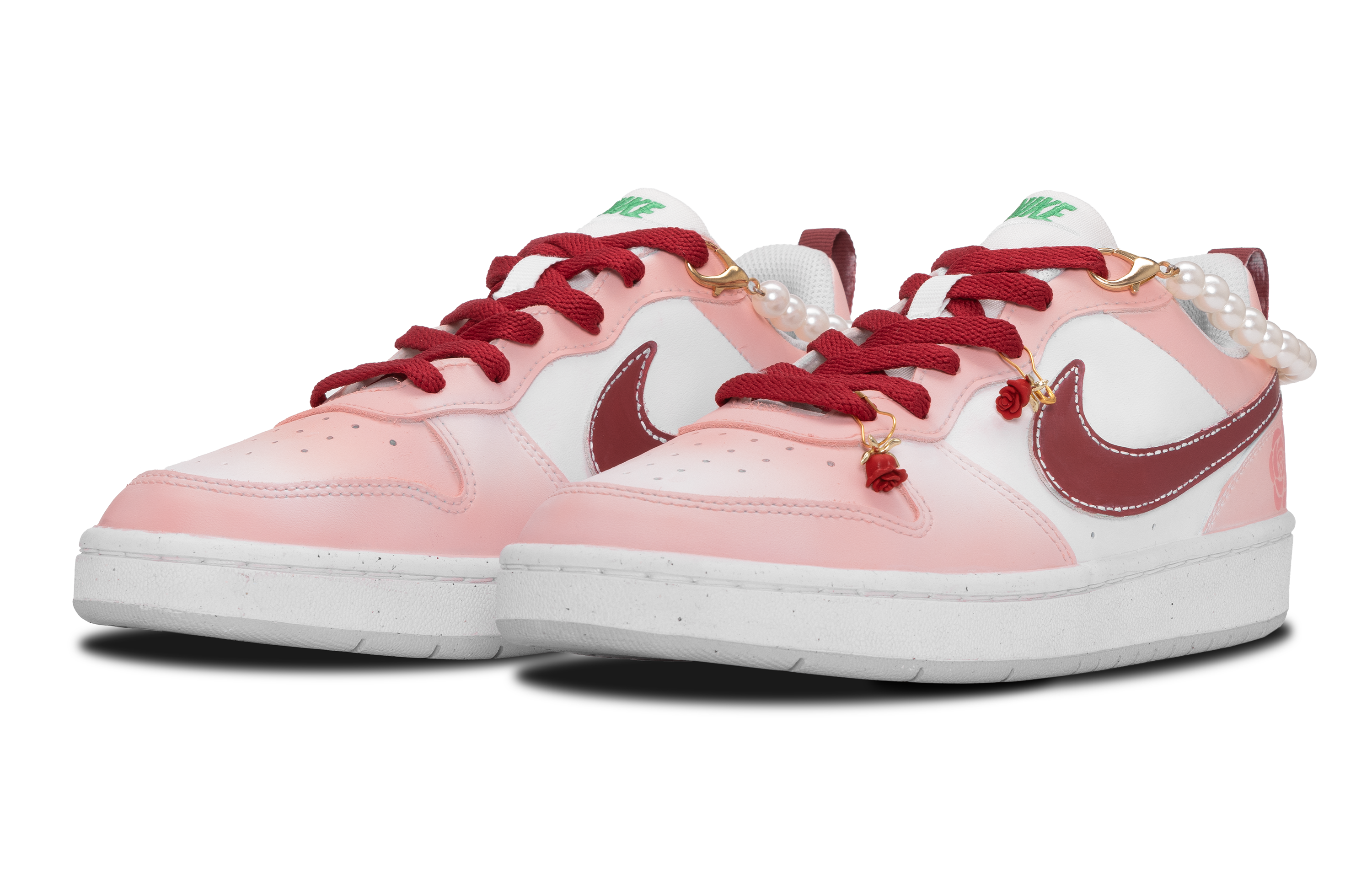 Nike Court Borough In The Name Of Rose Anti Slip Wear Resistant Low Top Skateboard Shoes GS Pink купить в интернет-магазине Yoocart с быстрой доставкой по России.