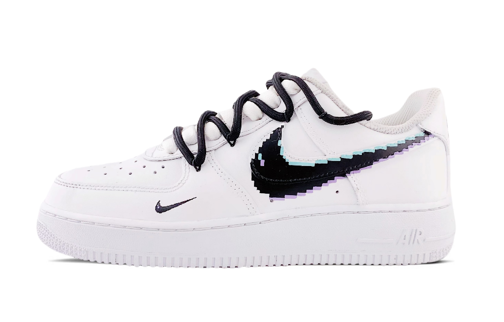 Nike Air Force 1 Durable Lightweight And Breathable Low-Top Skateboard Shoes Unisex Black White
