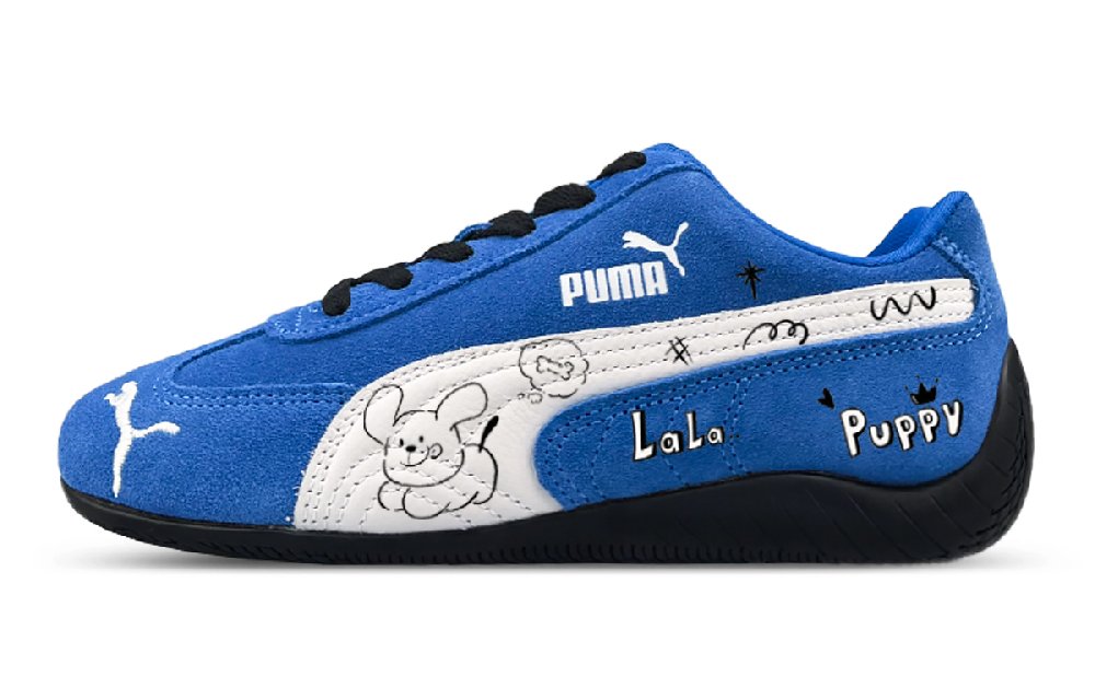 PUMA Speedcat Abrasion Resistant Low Top Casual Shoes Unisex Blue White