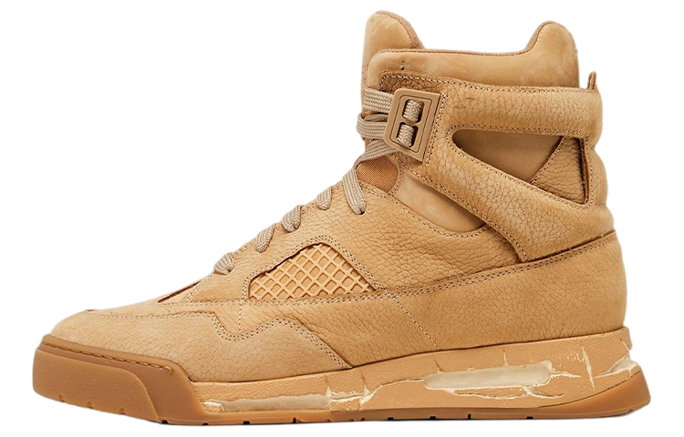Maison Margiela High Top Stylish Skateboarding Shoes Men's Yellow