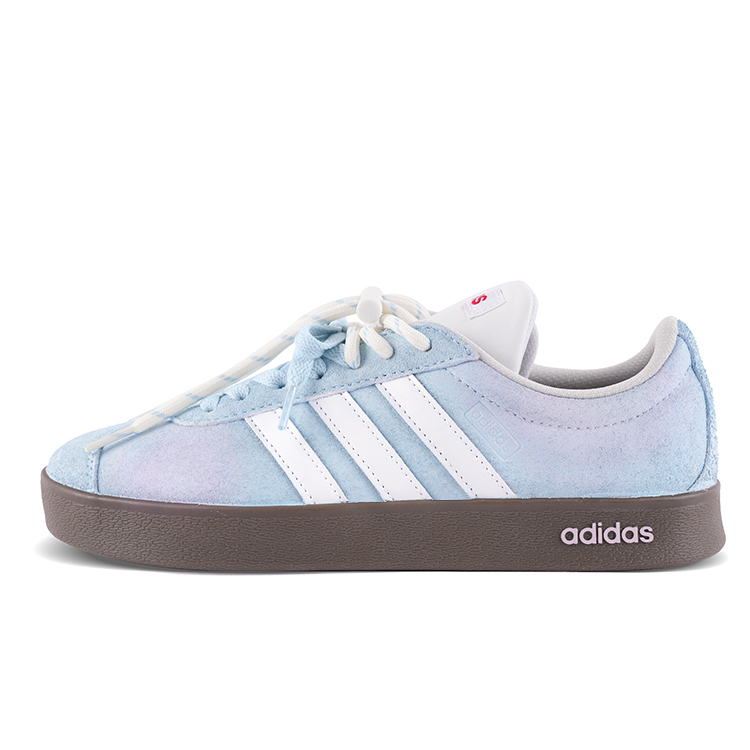 Adidas VL COURT 2.0 Abrasion Resistant Low Top Skateboard Shoes Unisex Blue White
