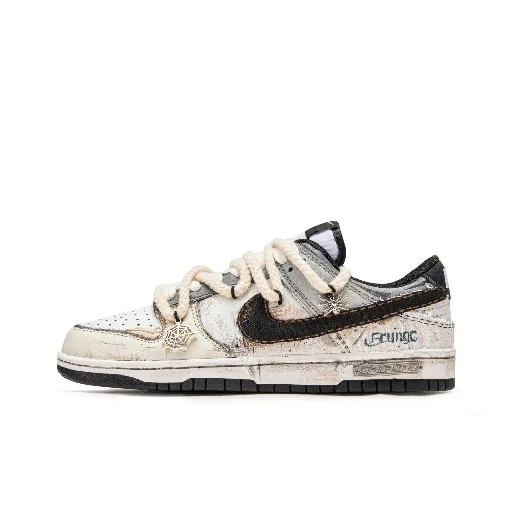 Nike Dunk Skateboard Shoes Unisex Low top Pink/White