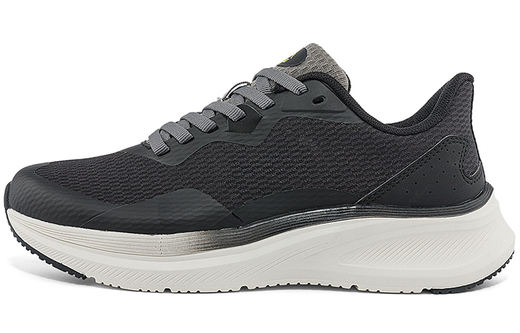 Kappa Anti-Slip Wear-Resistant Low-Top Casual Running Shoes Unisex Black Gray