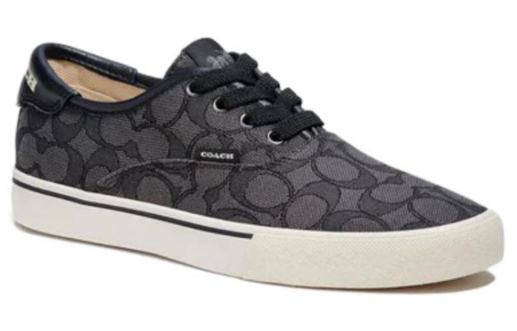 COACH CitySole Skate Low-Top Stylish Skateboarding Shoes Women's Black