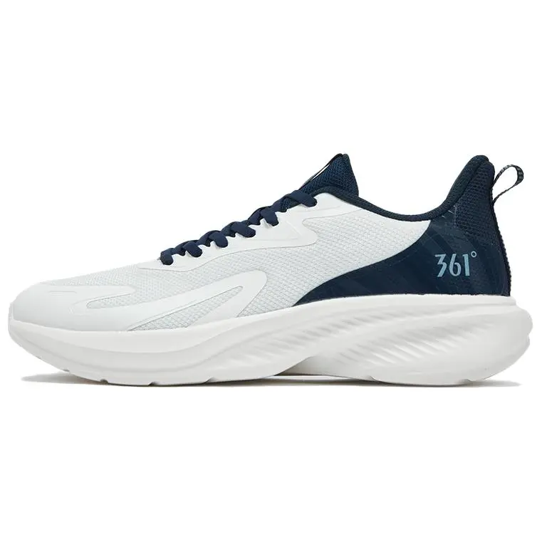 361° Breathable And Wear resistant Low Top Casual Shoes Men's White Blue