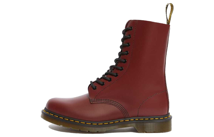 Dr.Martens 1490 Mid Calf Boot Cherry Red