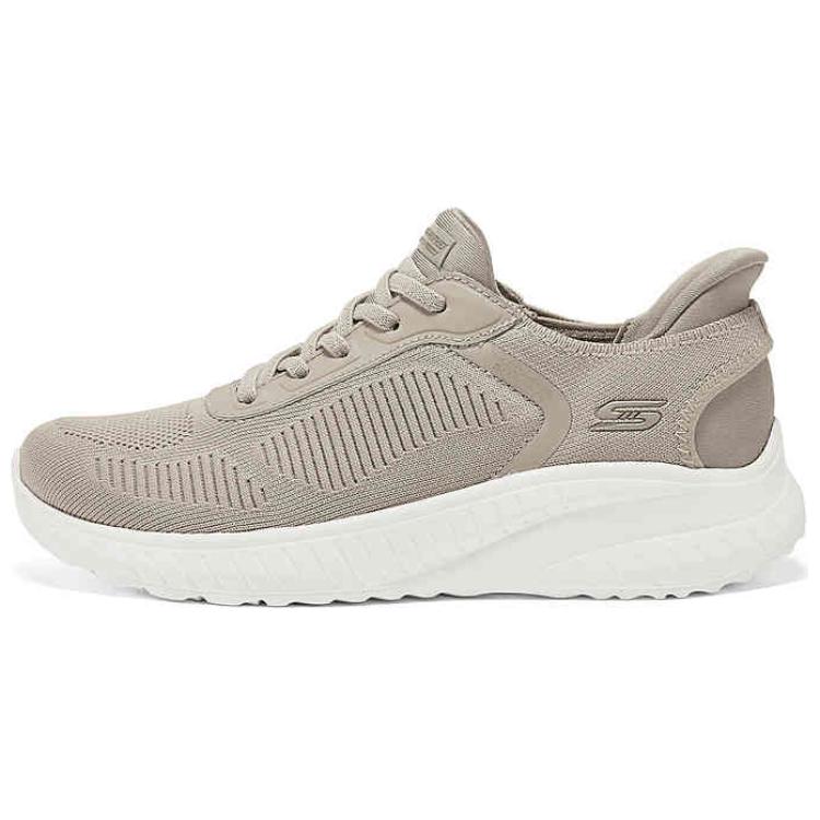 Skechers Bob's Cushioning Wear-Resistant Low-Top Casual Shoes Women's Taupe