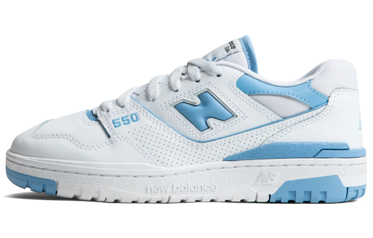 New Balance 550 Unc White Dusk Blue Women's