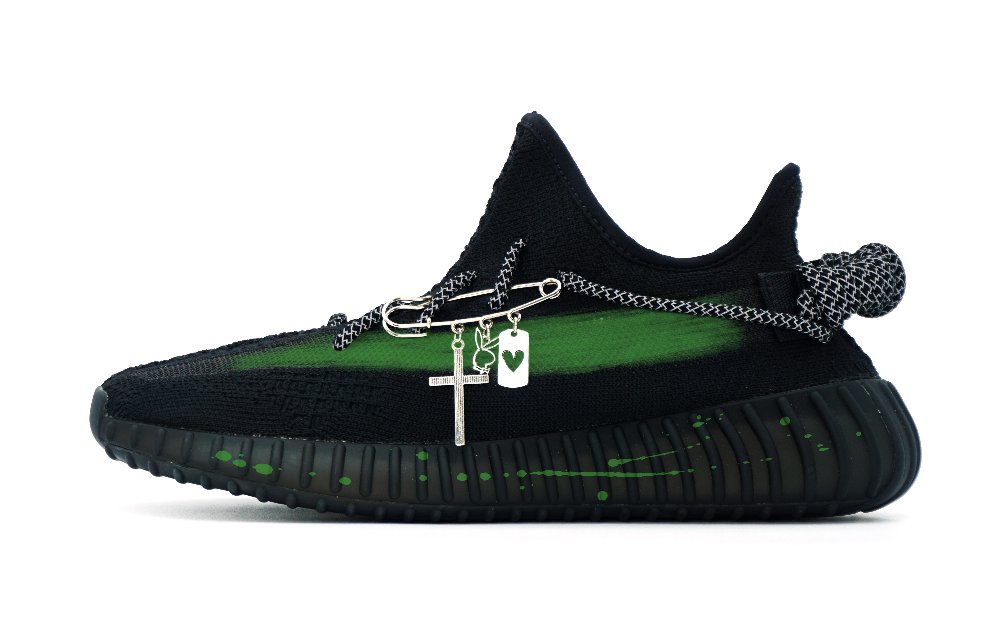 Adidas Originals Yeezy Boost 350 V2 Low Top Casual Shoes Unisex Black