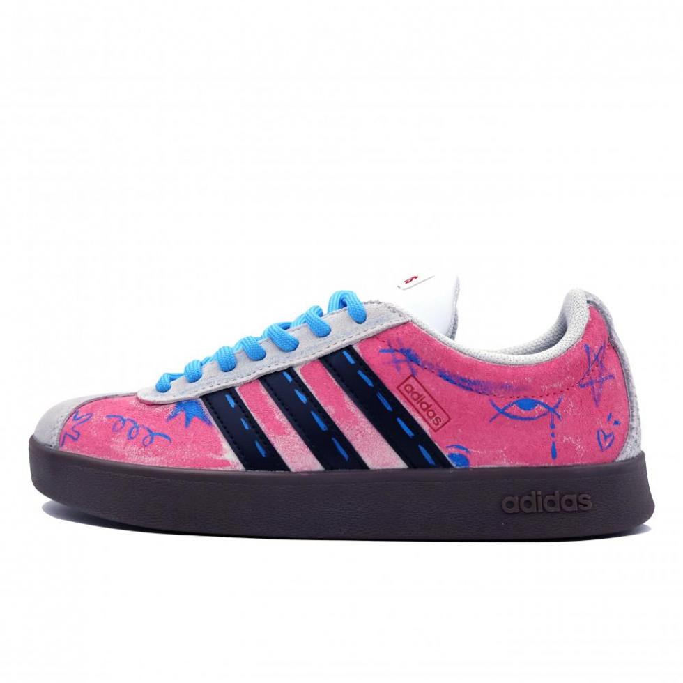 Adidas Neo VL Court 2.0 Skateboard Shoes Unisex Low-Top Red/Blue/Black