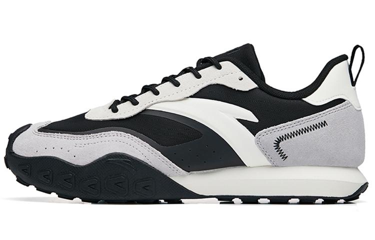 Anta Life Collection Cushioning Anti-Slip And Wear-Resistant Low-Top Casual Shoes Men's White Gray Black