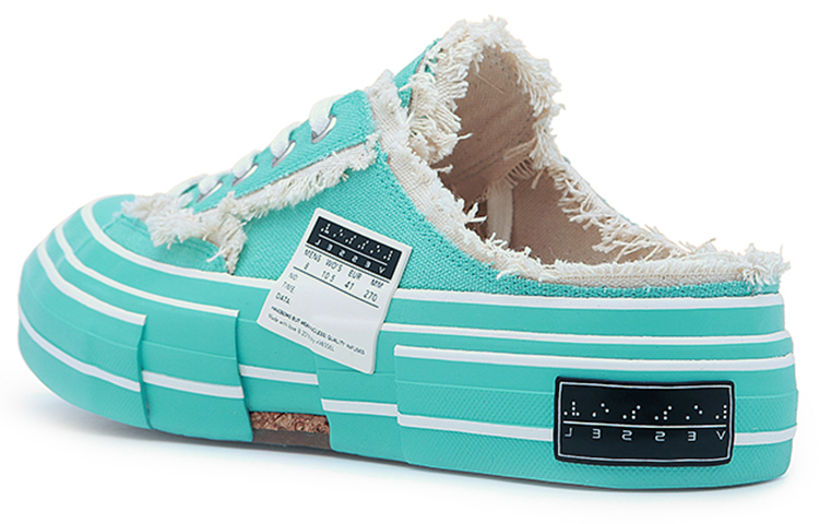 VESSEL G.O.P. Slip On Slip-Resistant Cushioning Wear-Resistant Low-Top Skateboard Shoes Unisex Green