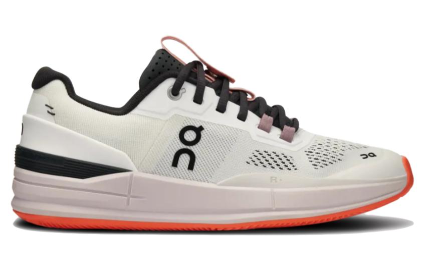 FEIDELEI x On THE ROGER Clay Cushioning Anti-Slip And Wear-Resistant Low-Top Tennis Shoes Women's White Pink