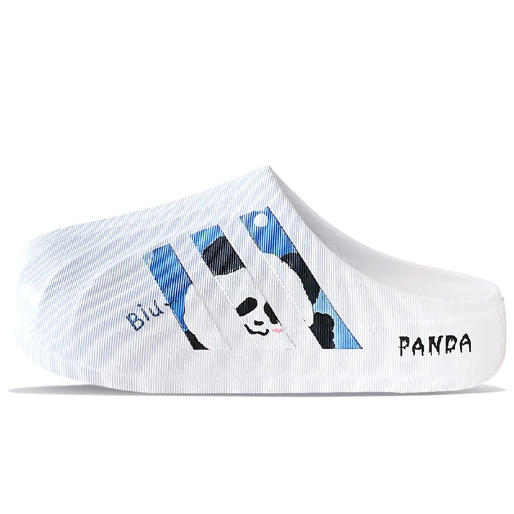 Adidas Originals AdiFOM Superstar Odor-Resistant Abrasion-Resistant Wrap-toe Slippers Unisex Blue White