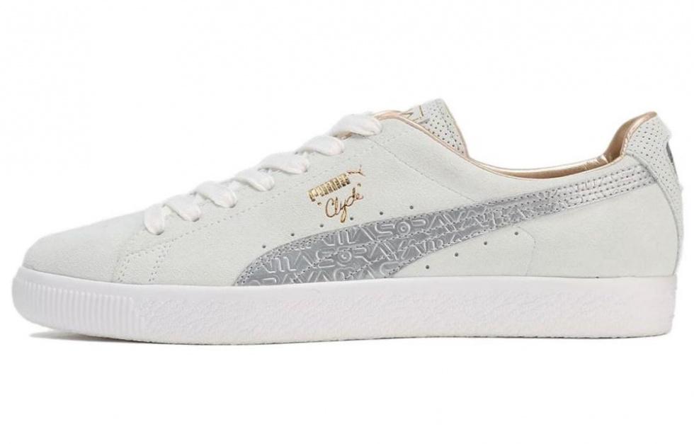PUMA Clyde Mij X Hajime Sorayama 'Feather Grey Silver'
