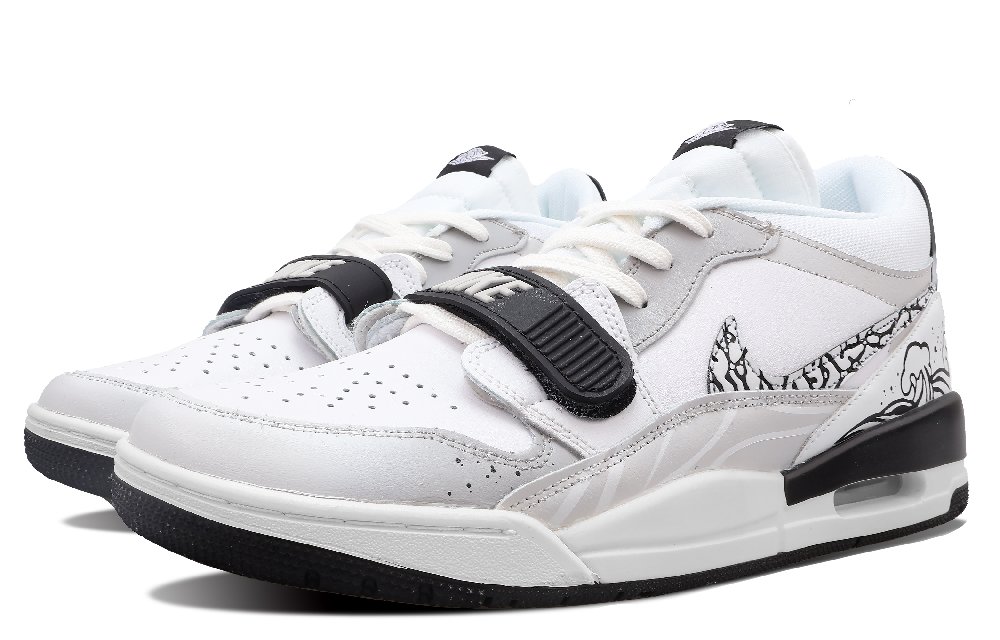 Jordan Legacy 312 Vintage Basketball Shoes Men Low Top Gray