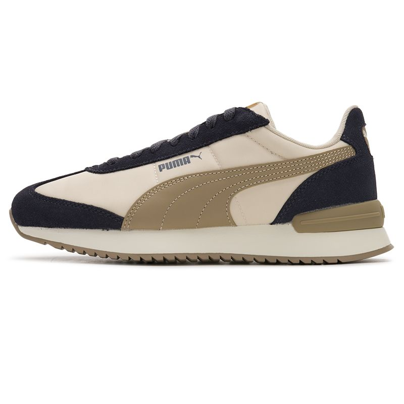 PUMA R78 Nylon Abrasion Resistant, Breathable, Lightweight Low Top Casual Shoes Unisex Gray Blue